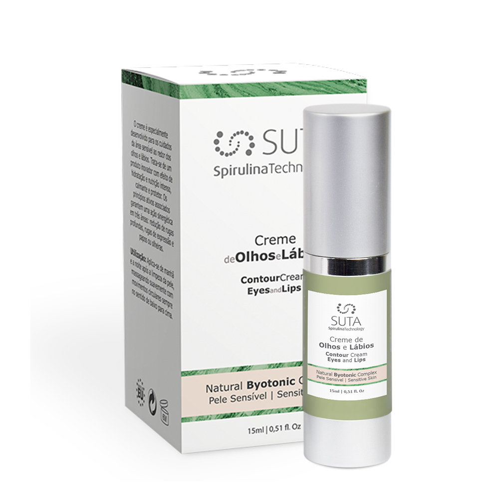 SUTA-Spirulina_Pele-Sensivel_Creme-de-Olhos-e-Labios_15ml Creme de Olhos e Lábios - Image 1