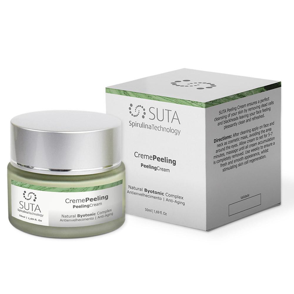 SUTA-Spirulina_Anti-Aging_Creme-Peeling_50ml Creme Peeling - Image 1