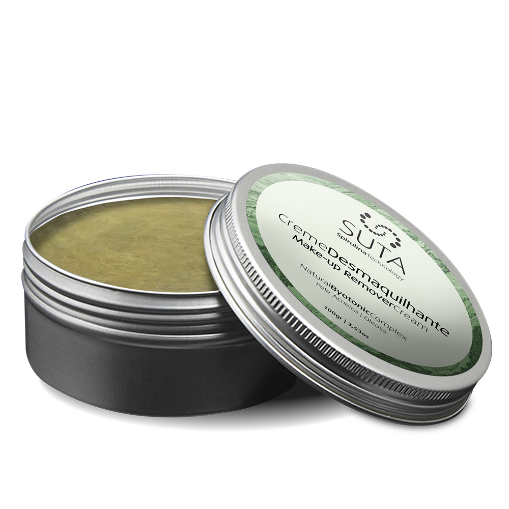 SUTA-Spirulina_Pele-Acneica-Oleosa_Creme-Desmaquilhante_100gr Creme Desmaquilhante Linha Acneica Oleosa - Image 1