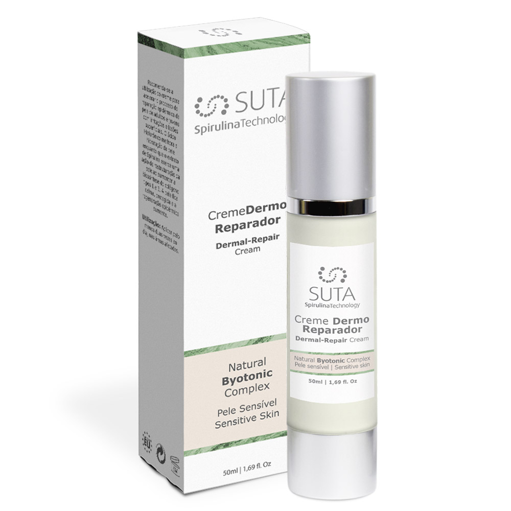 SUTA-Spirulina_Pele-Sensivel_Creme-Dermo-Reparador_50ml Creme Dermo-reparador - Image 1