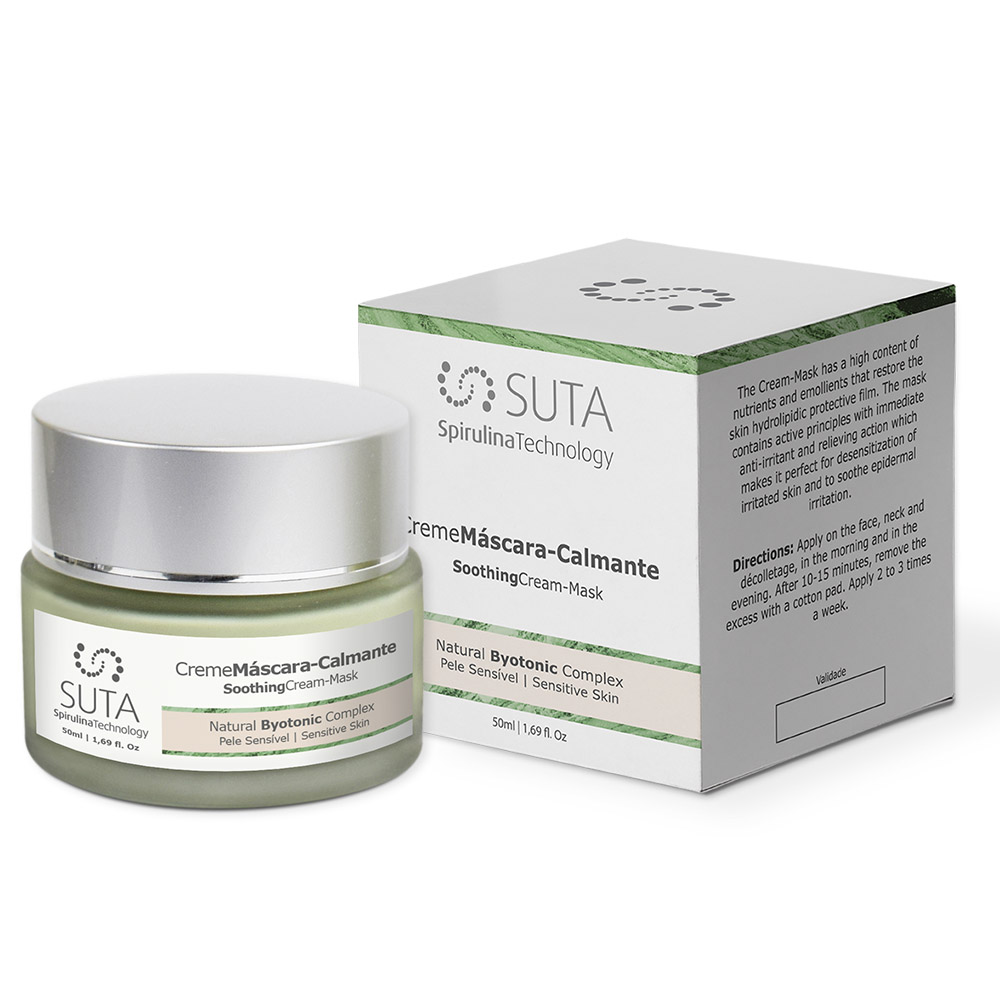 SUTA-Spirulina_Pele-Sensivel_Creme-Mascara-Calmante_50ml Creme Máscara-Calmante - Image 1